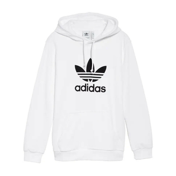 adidas Other - Adidas Originals Mens Trefoil Warm-up Hoodie White Black